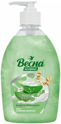 Изображение Весна жидкое крем-мыло алоэ и овсяное молочко 280 гр