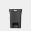 Изображение 800269 Brabantia Ведро мусорное StepUp Pedal 25л Dark Grey