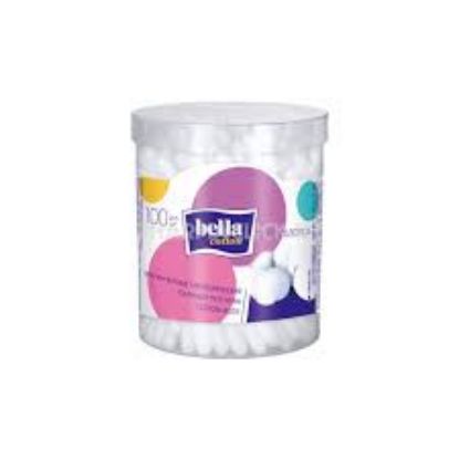 Изображение Ватные палочки Bella cotton 100 в полипропиленовой упаковке (кругл.)