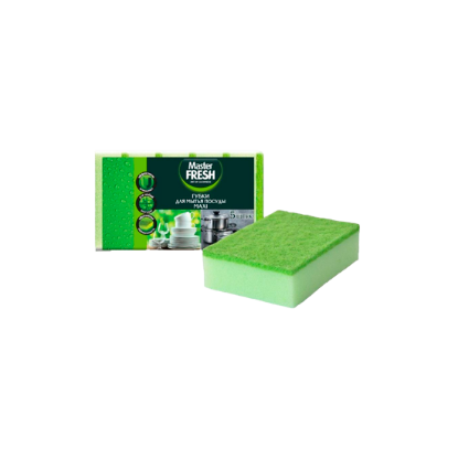 Изображение Master FRESH Губки для мытья посуды MAXI, 5шт