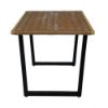 Изображение Стол обеденный МЯТА 140/78/75ДПК С плетенной рамкой (Outdoor)8888Z
