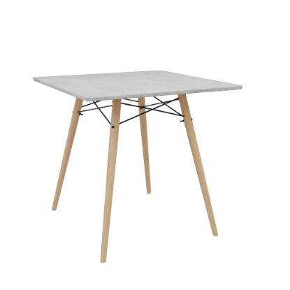 Изображение Стол кухонный Stockholm 80x80x78 ПВХ Бетон