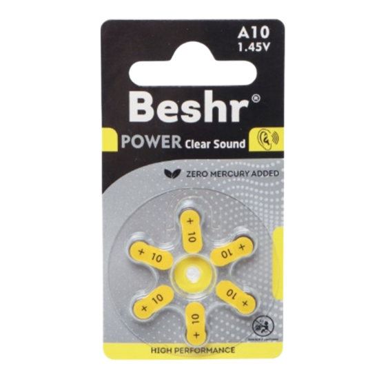 Изображение Батарейка BESHR POWER ONE 10 6B