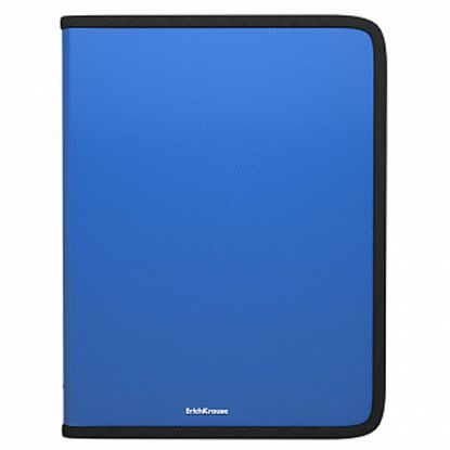 Изображение 50350 Папка для тетрадей на молнии пластиковая ErichKrause® Diagonal Vivid, A4, ассорти (в пакете по