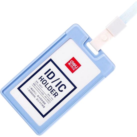 Изображение DELI Бейджик голубой 8315