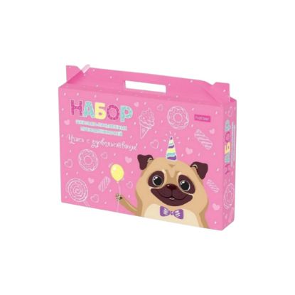 Изображение HATBER набор школьно-письменных принадлежностей Улыбнись 27PCS