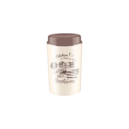 Изображение Емкость для сипучих продуктов с декором  DELUXE 1,7л 4312297